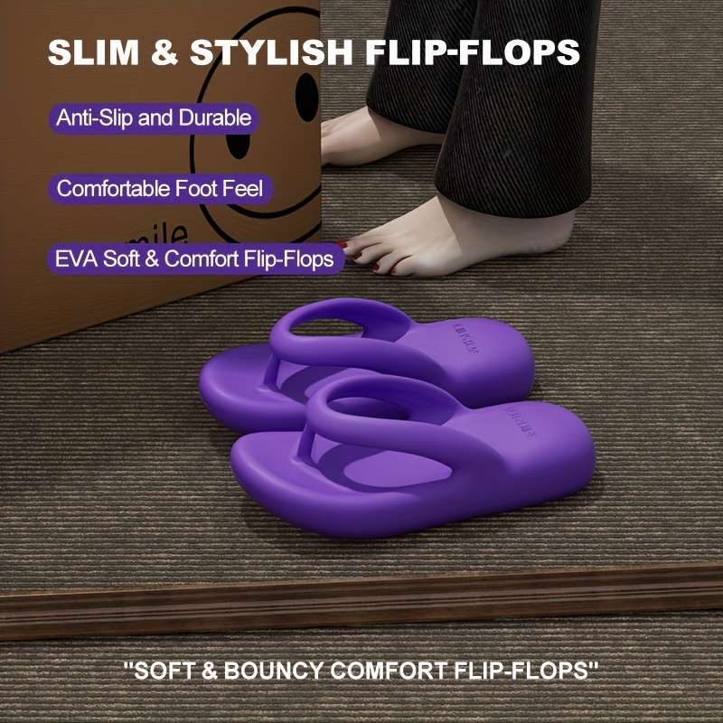 Ladies Summer Flip Flops White Uk 4.5-5