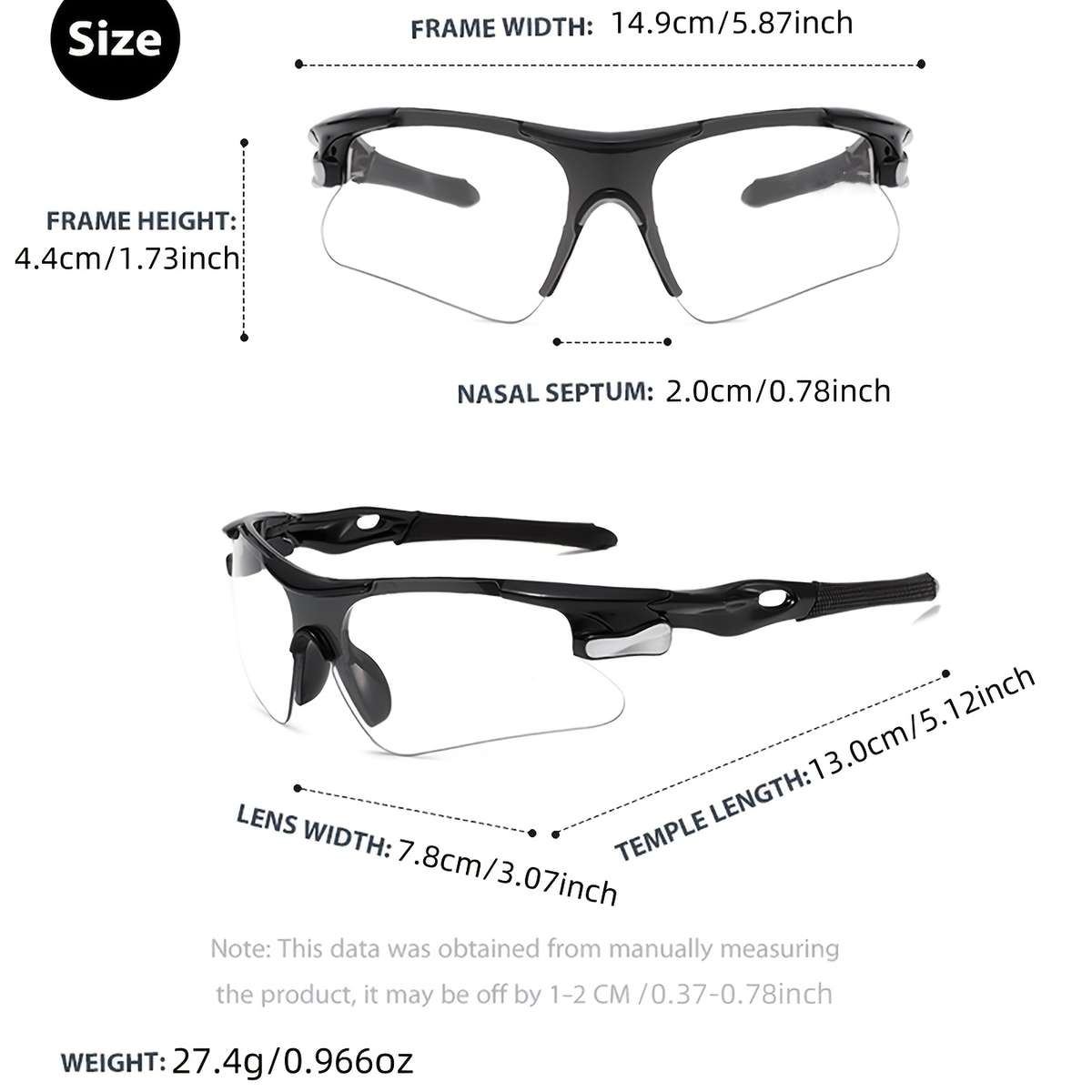 Cycling Glasses Color C2 White
