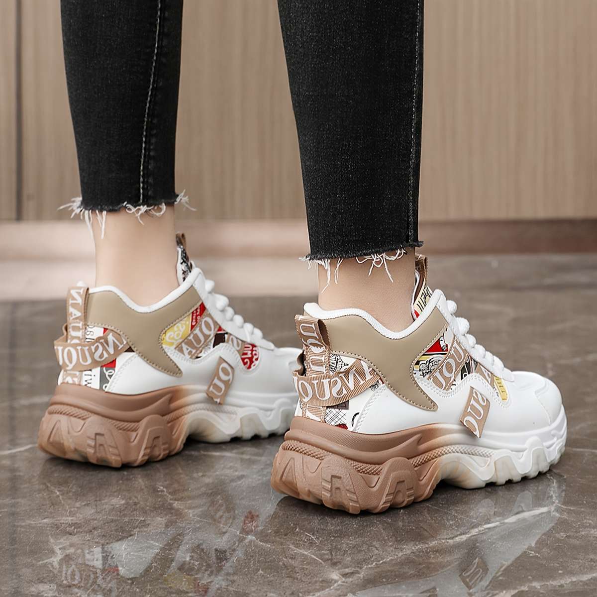 Women S Sneakers Color White Sizeuk 7