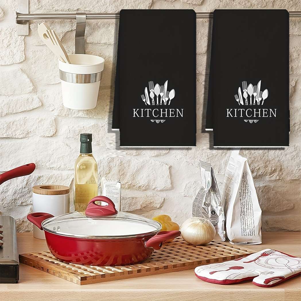 Rag Color 2Pcs Knife And Fork Size 40*60