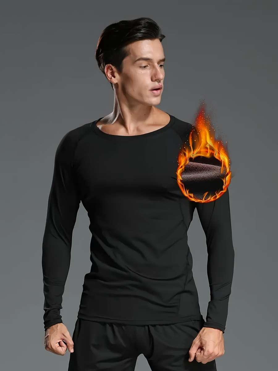 Thermal Underwear Color Black Sizel
