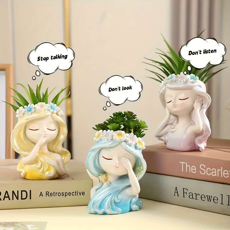Flowerpot Color 3Pcs Flower Pots