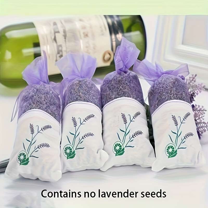10Pcs Lavender Scented Fragrance Bags Aromarelax Delight Transparent Mesh