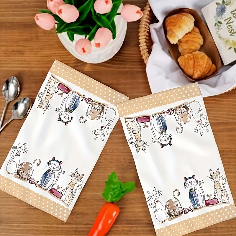 Rag Model 2Pcs Cute Cartoon Kitten