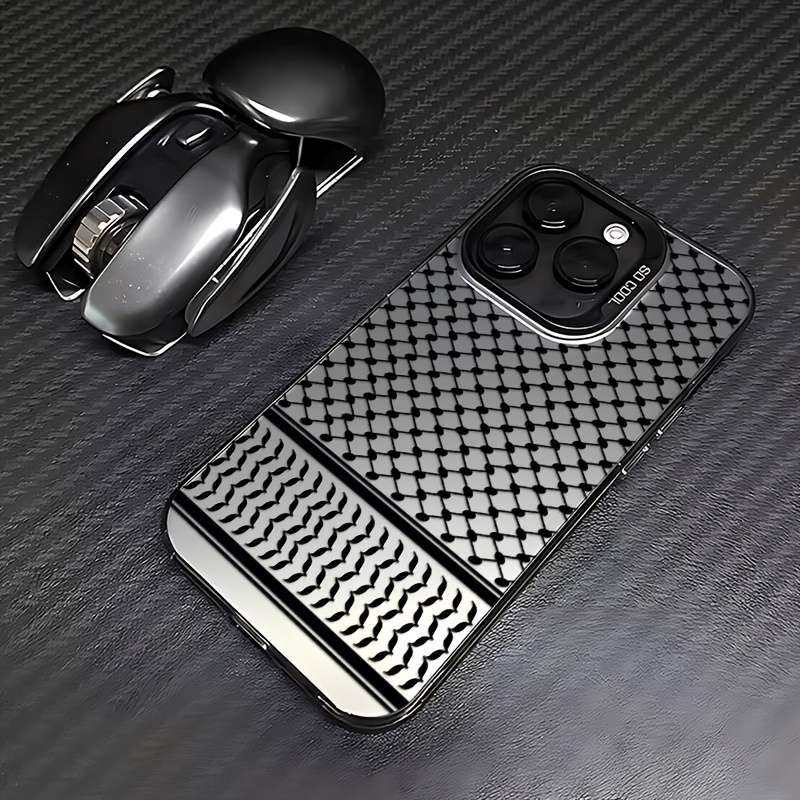 1Pc Mixed Color  For iPhone 15 Plus Arabian Scarf Design Phone Case