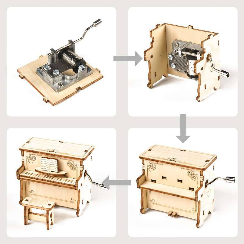 3D Puzzle Musical Instrument Model Items Gramophone  Add   Piano  Add   Rubber Guitar