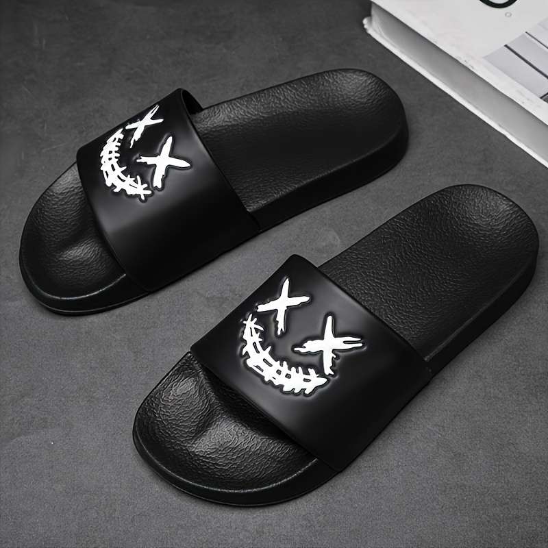 Men Slippers Summer Style White Size Uk 7