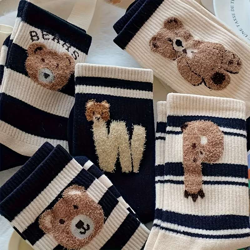 Women S Socks Color Mixed Color 5 Pairs Size Onesize