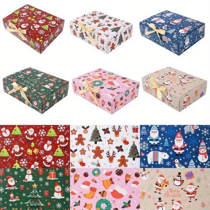 Christmas Gift Boxes Quantity 6Pcs