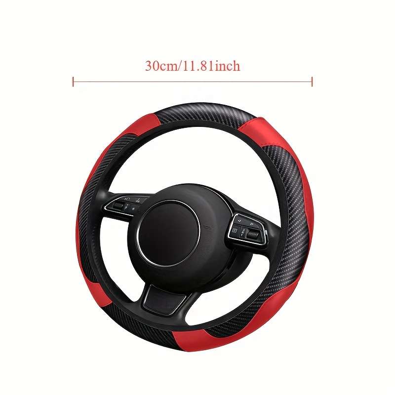 Car Steering Wheel Cover Black