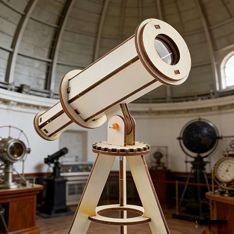Telescope Color Wooden Astronomical Telescope Quantity2Pcs