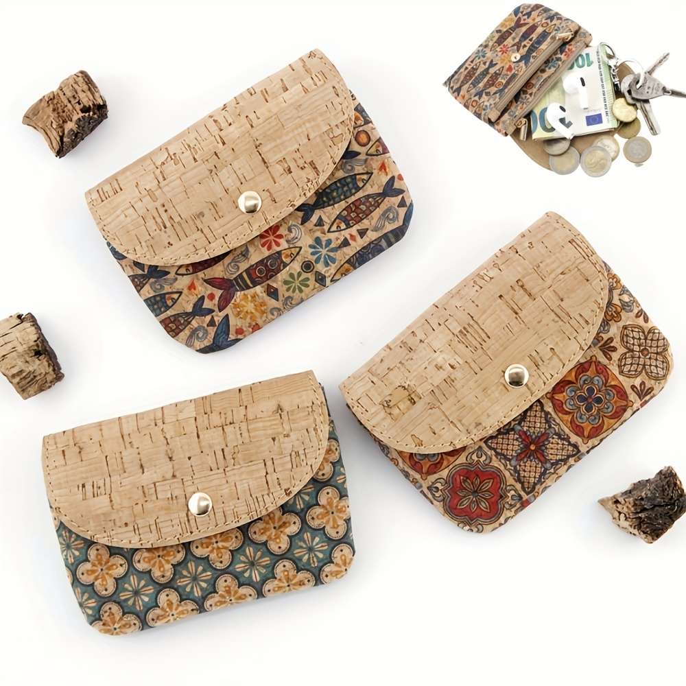 Popular Folding Flip Coin Purse Keychain Coin Purse Women'S Wallet Lightweight Multi-Layer Zipp