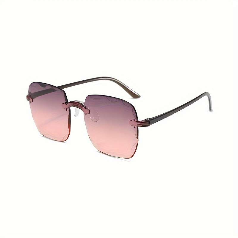 Mens Glasses Color Top Gray Bottom Pink