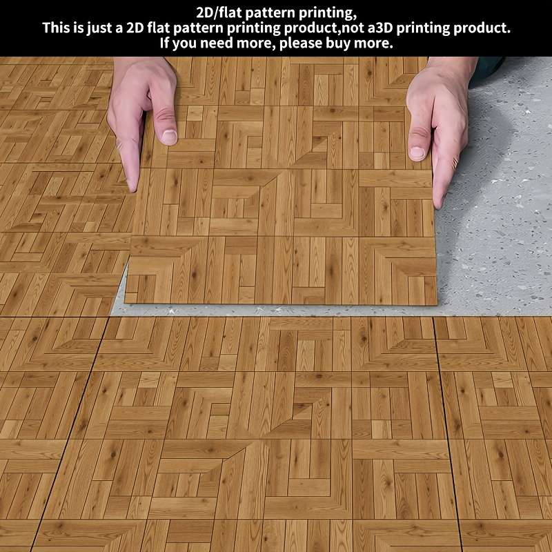 Self Adhesive Floor Stickers 11.8Inchx11.8Inch30X30Cm