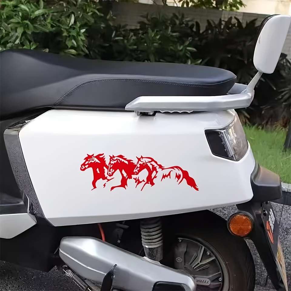 Decal With Horse Waterproof Sticker Car Vinyl Design Running Dynamic Creative