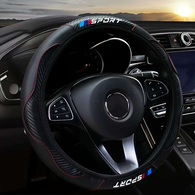 Car Steering Wheel Cover Black