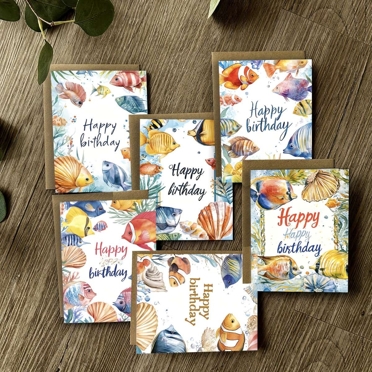 Greeting Cards Quantity 6Pcs