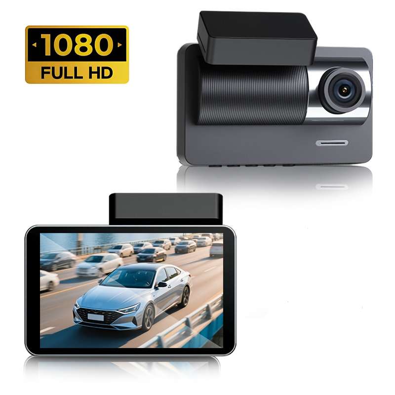 Hd Car Dash Cam With Night Vision Wide Angle Front View Loop 1080P