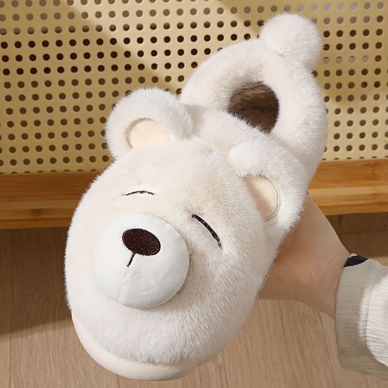 Cotton Slippers Color Light Coffee Sizeuk 6.5-7