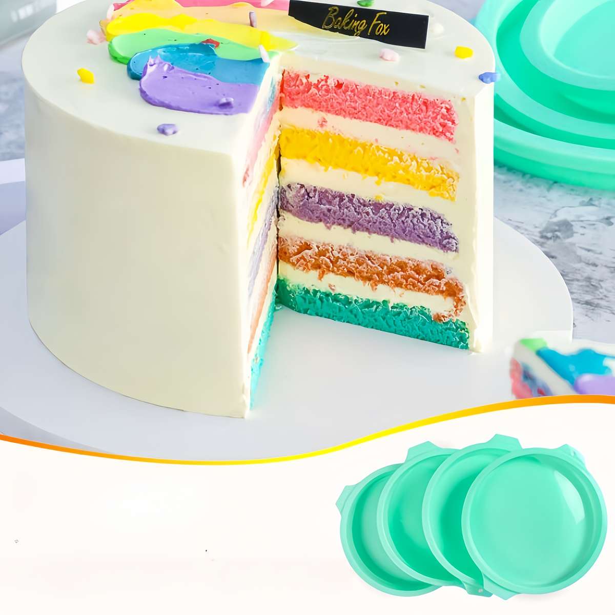 Suitable For Baking Molds Color Green Quantity 2Pcs
