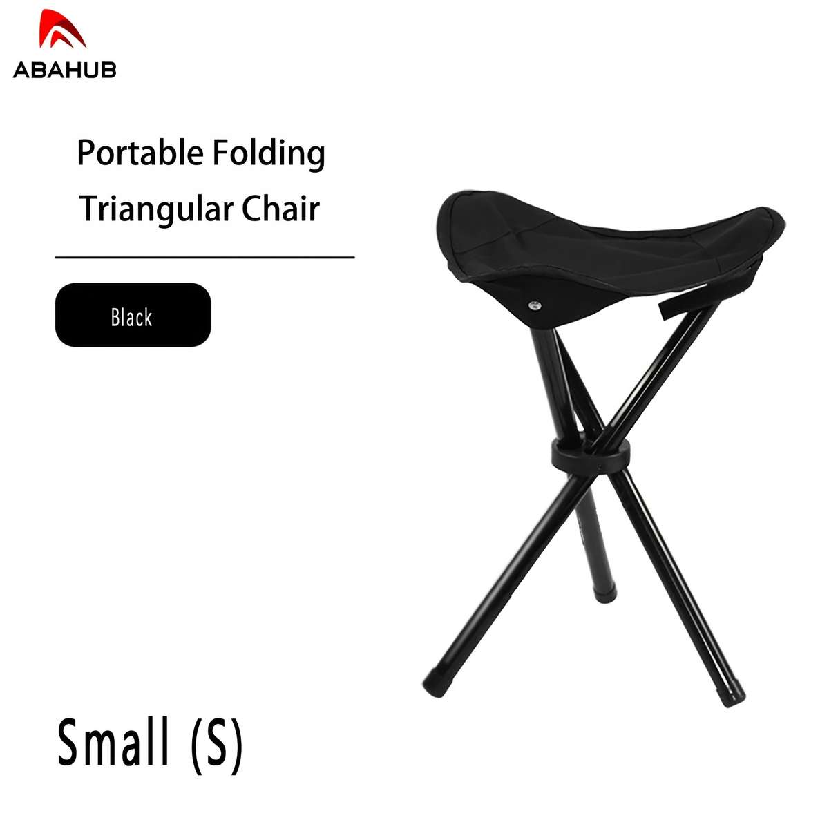 Premium Abahub Portable Folding 3 Legged Stool Heavy Duty Outdoor Stool Stable