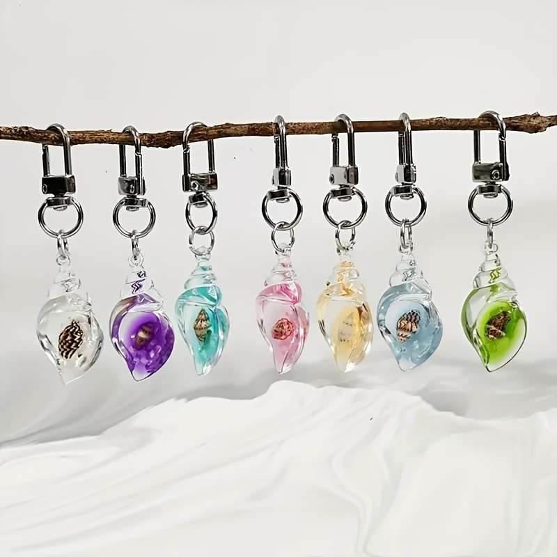 Keychain Ornament Color Polychrome Style7 Piece Set
