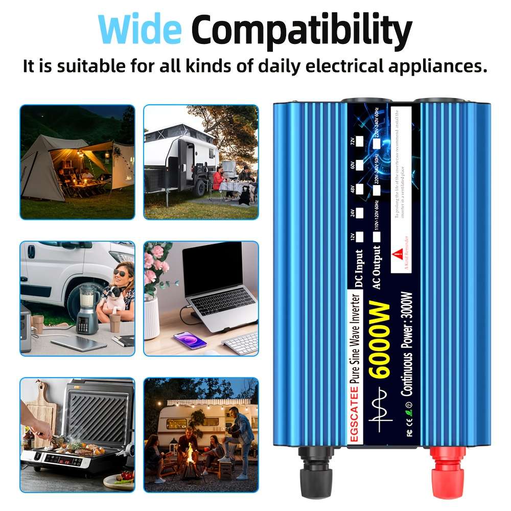 Inverter Model 24V6000W