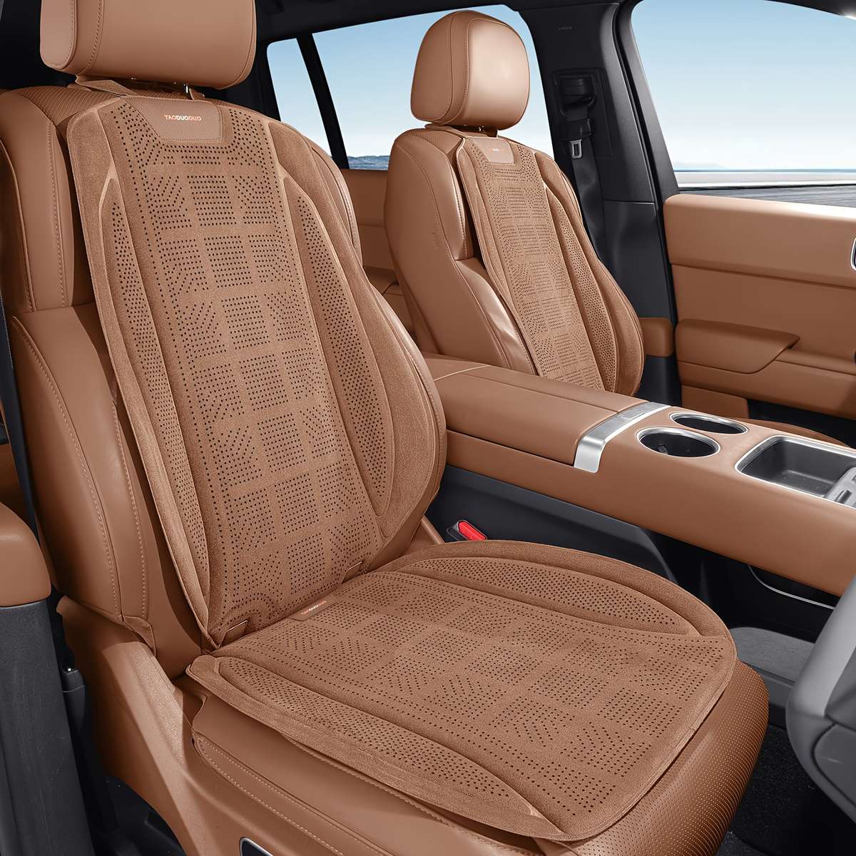 Car Seat Cushion Brown Items Cushion 2Pcs