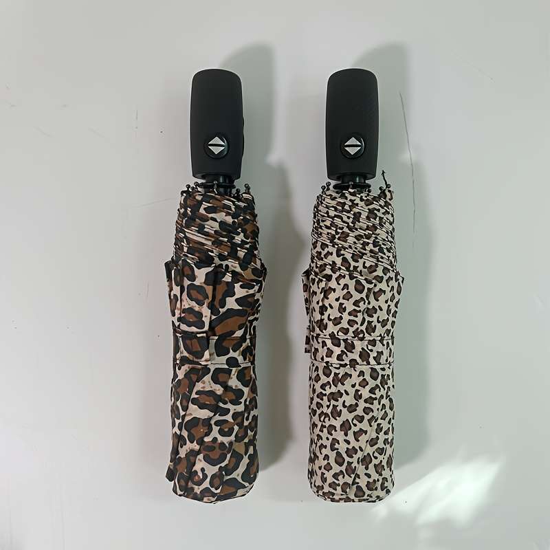 Umbrella Color Leopard Print