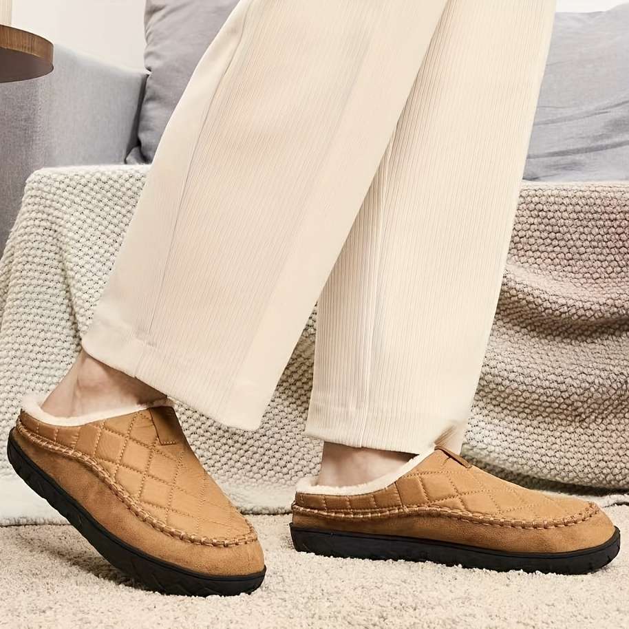 Cotton Slippers Color Camel Sizeuk 7.5