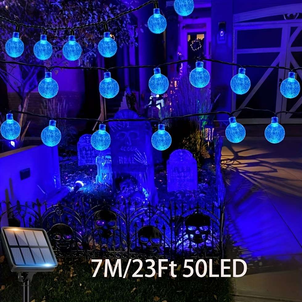 String Lights Color Blue Model7M 23Ft 50Leds