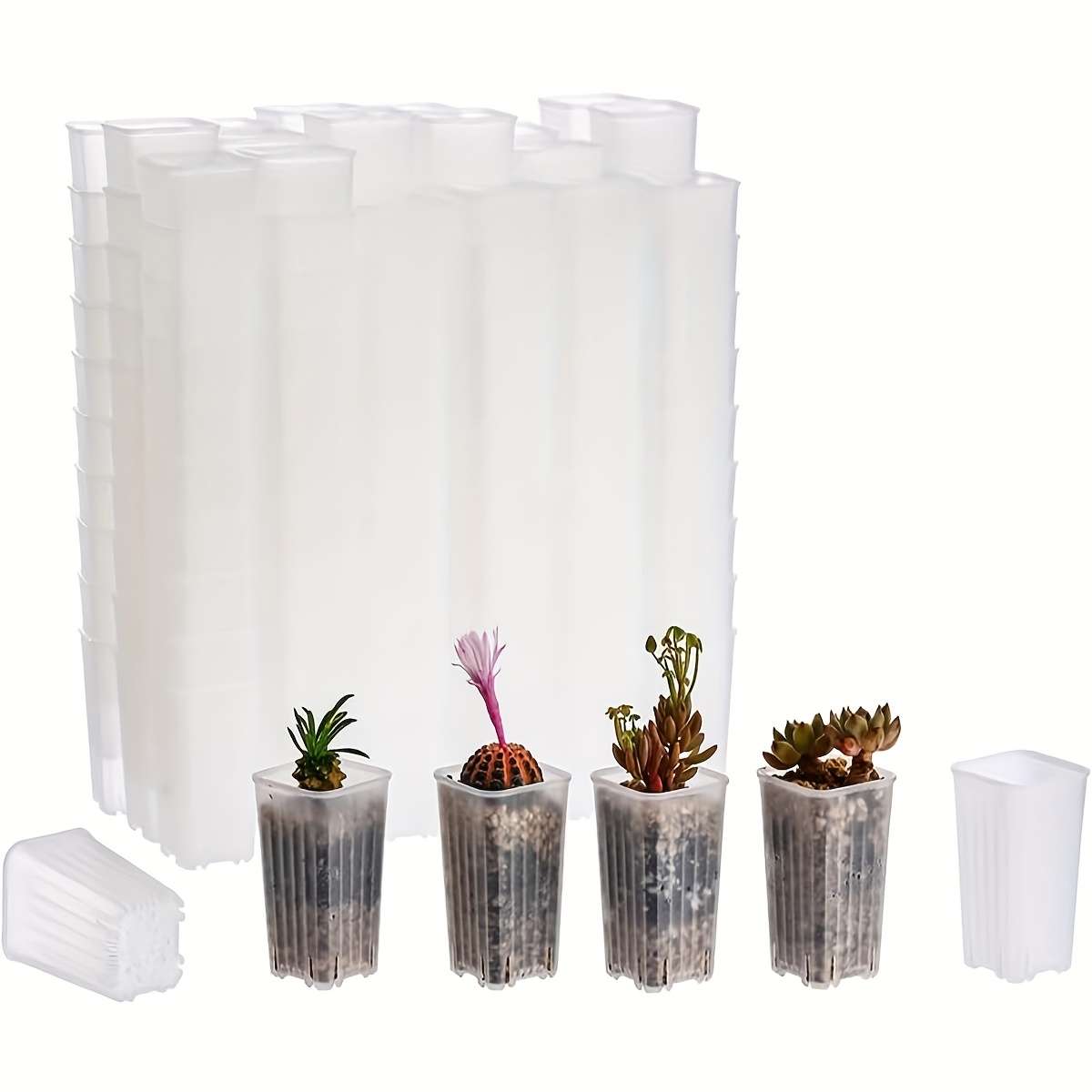 Flowerpot  5Pcscolor Transparent