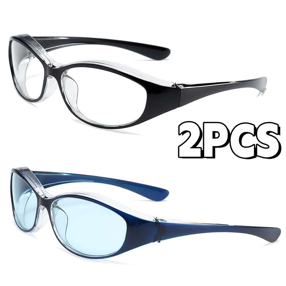 Cycling Glasses Color C5 Blue Transparent Black Transparent