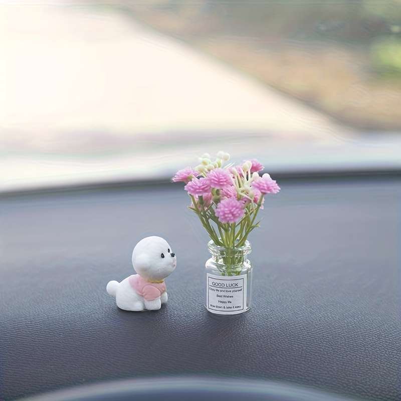 Car Interior Decor  2Pcs Powder