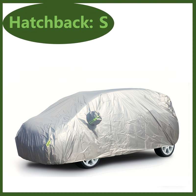 Car Cover Color Silvery Size Hatchback 2M