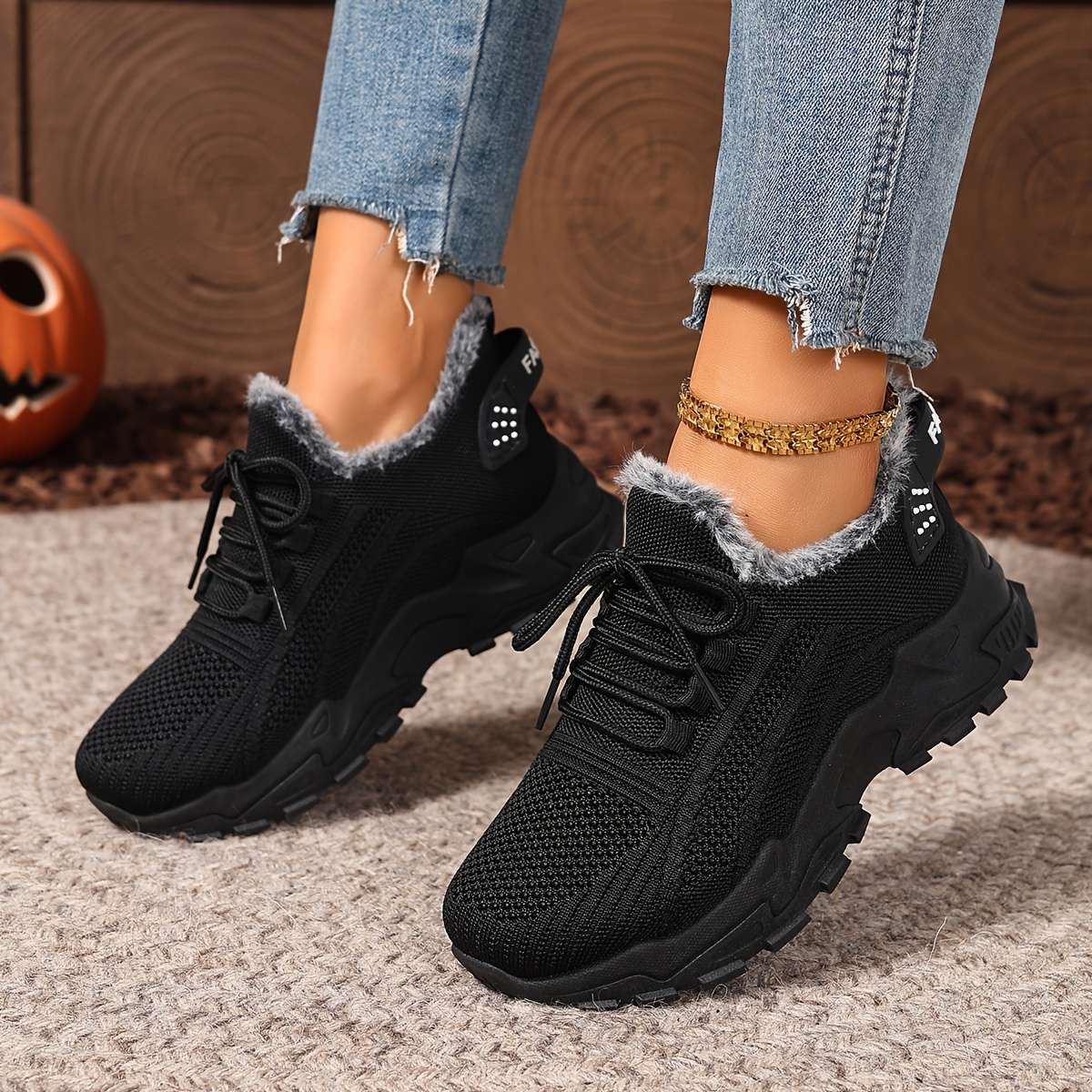 Women S Sneakers Color Black Sizeuk 6.5