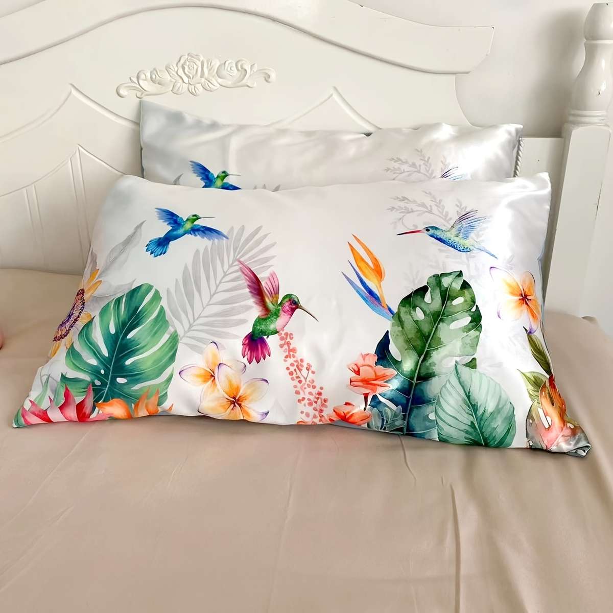Satin Pillowcase Color Style8 Size50Cm*75Cm