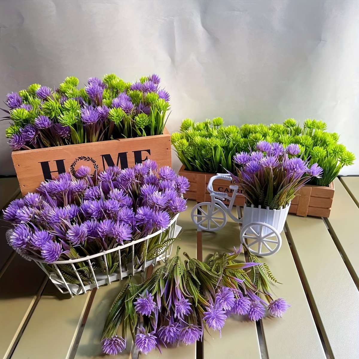 Simulated Flower Color Mixed Color Quantity32Pcs