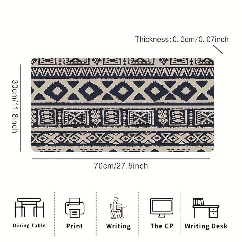 Mouse Pad Size 31.4X15.7Inch