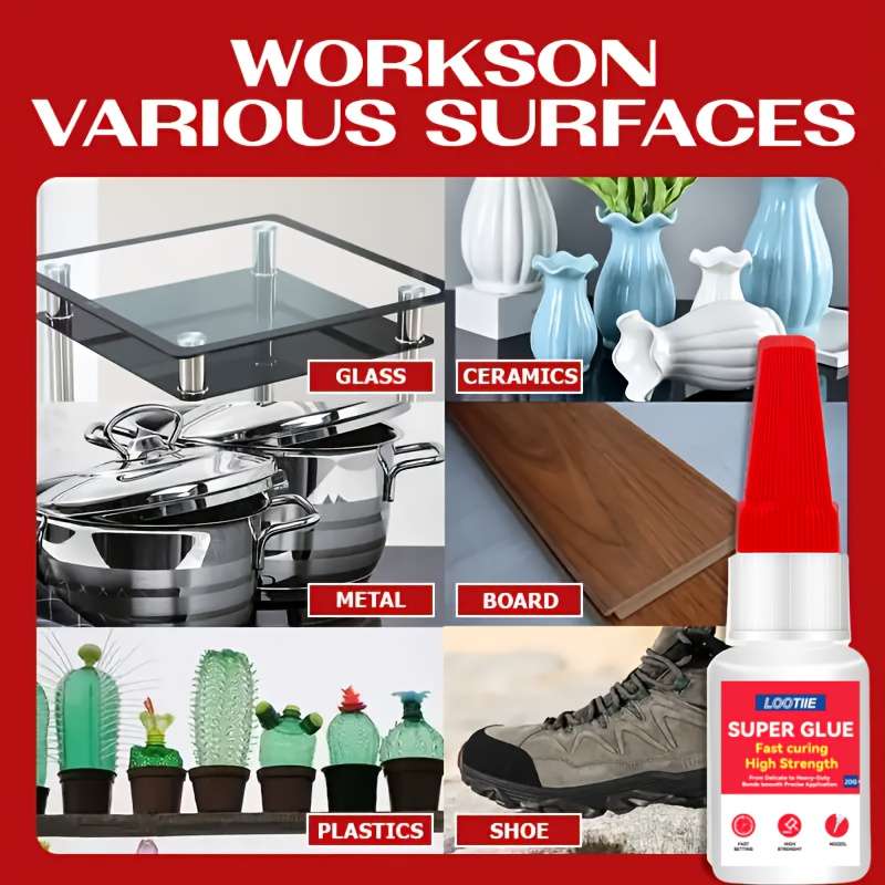 Super Glue Items Super Glue 20G 4Pcs