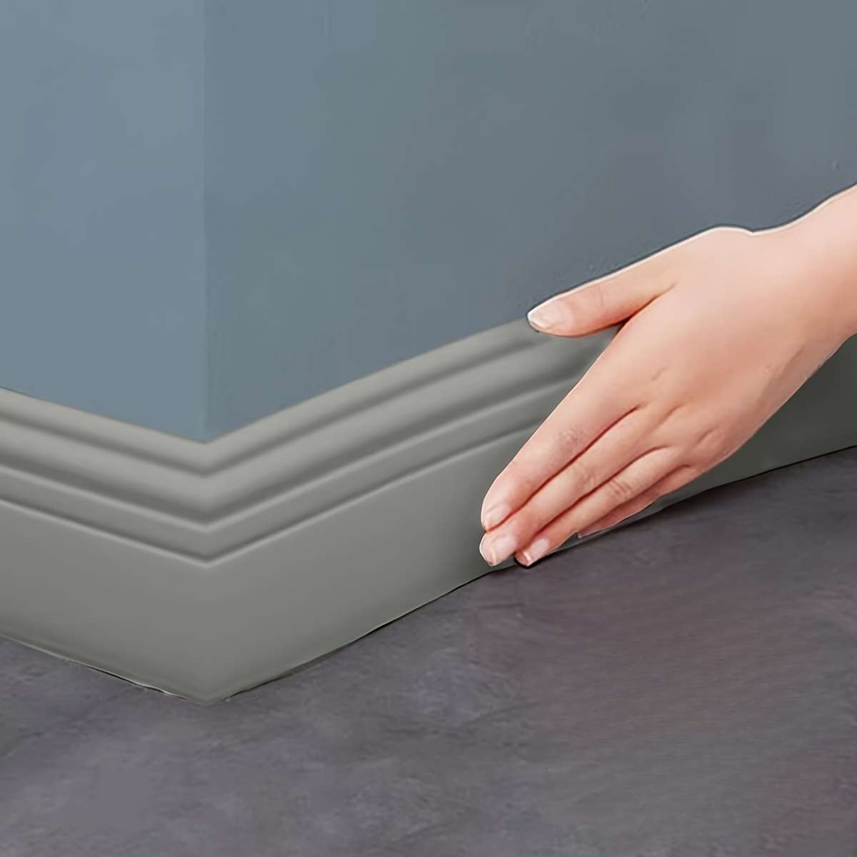 Skirting Board Brown Size 9.8Cmx2M