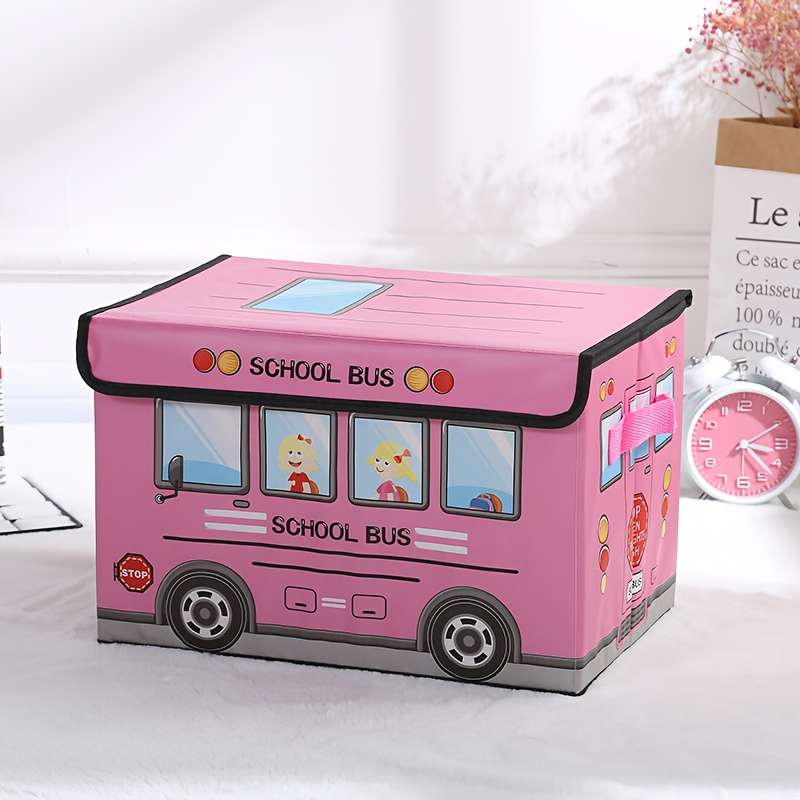 Storage And Organizationitems Blue School Bus
