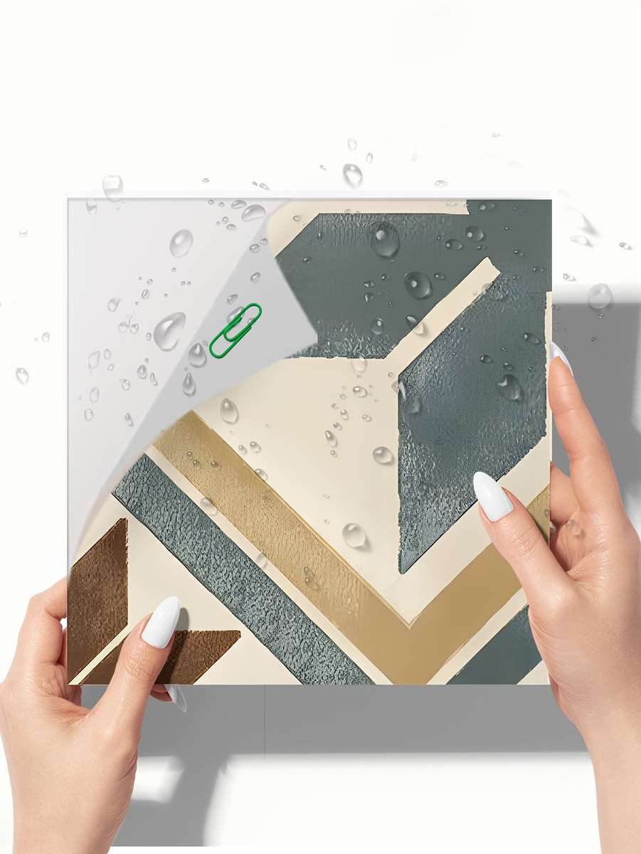 Floor Stickers Color Polychrome Size 20X20Cm