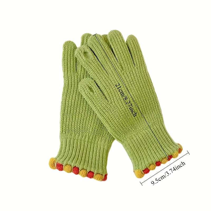 Gloves Color Green Sugar Beans