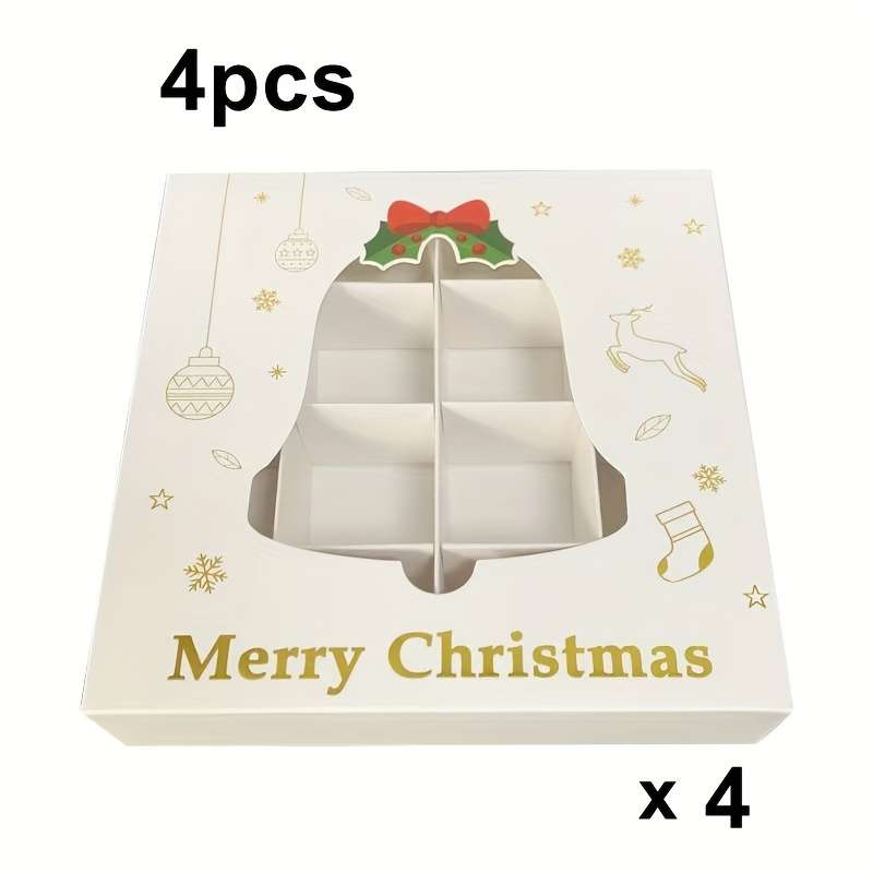 Christmas Gift Boxes Model Snowman 4Pcs Items Christmas Gift Box