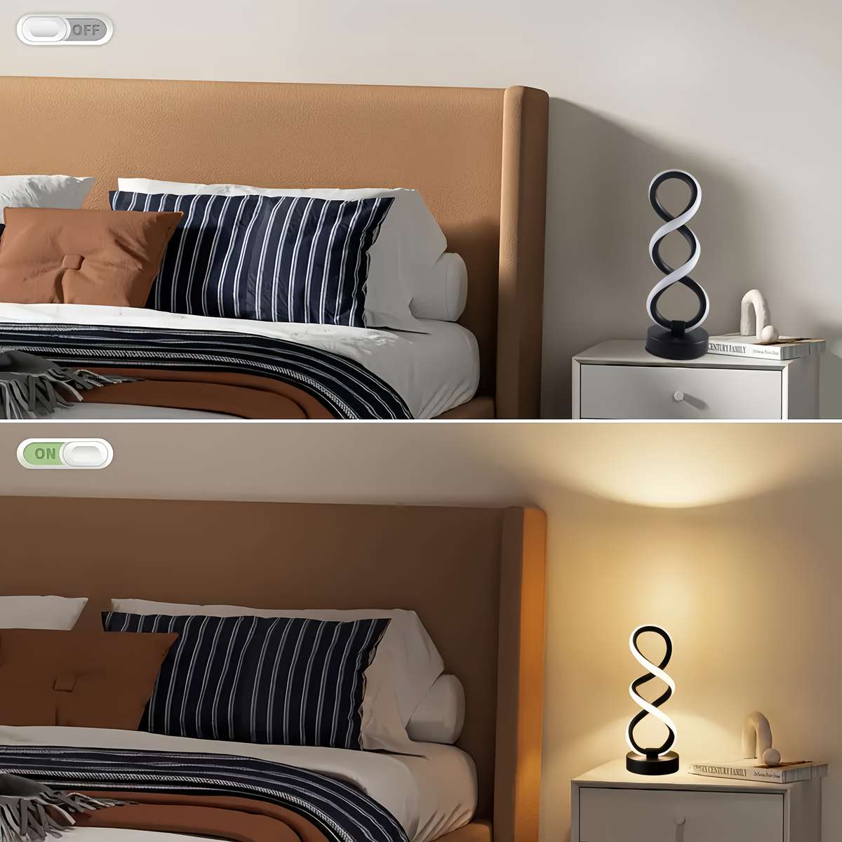 Desk Lamp Color White Quantity2Pcs