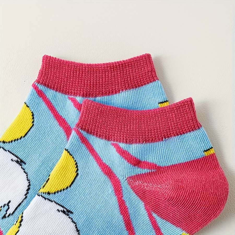 5 Pairs Random Color One Size High Elastic Socks