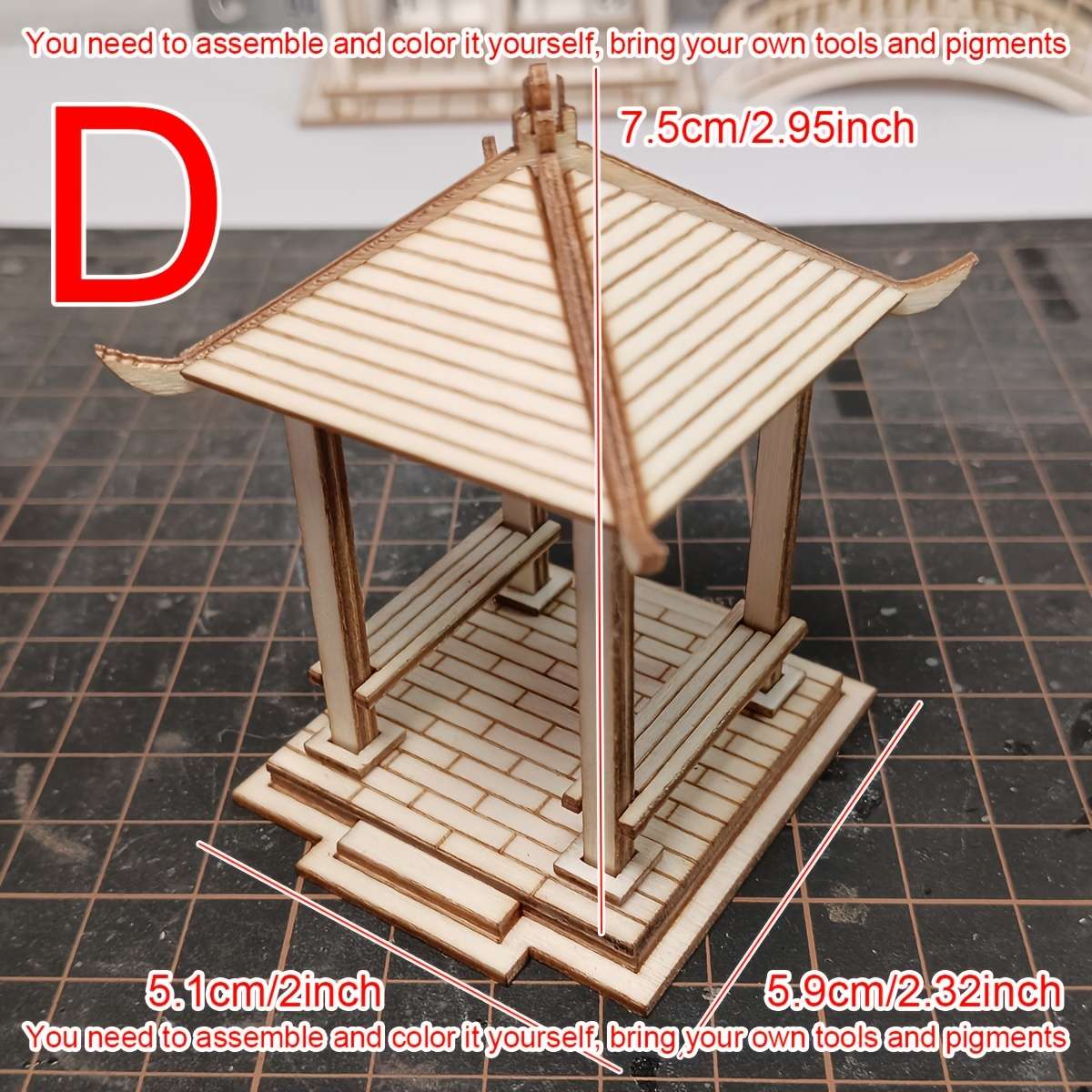3D Building Model Puzzle Set