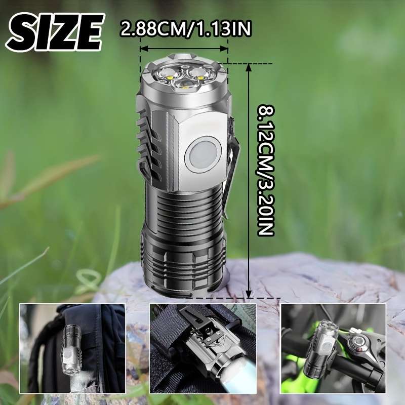 Portable Lamp Items Black Flashlight