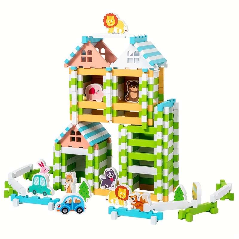 Building Toy Architectural Model Toy Set Items Mortise And Tenon Building Blocks